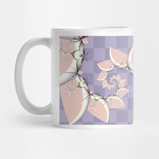 Spiralling Fan Shapes Mug